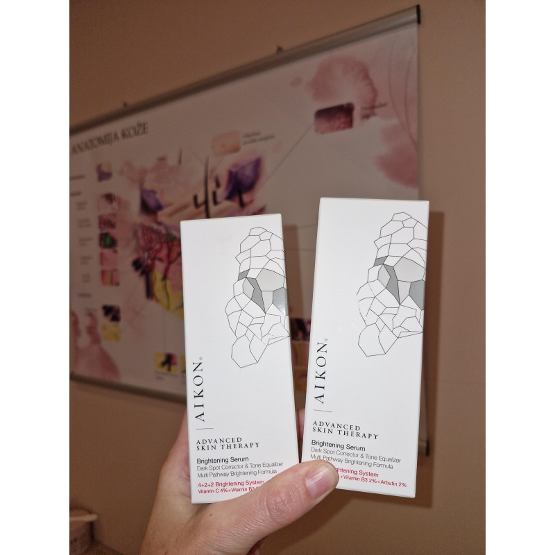 Serum za obraz proti pigmentnim madežem (hiperpigmentacijam) AIKON Brightening Serum